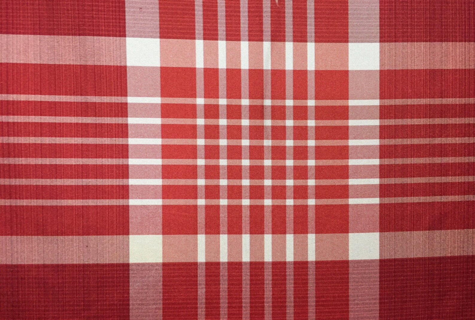 Red Plaid Drapery and Upholstery Fabric by the Yard | Etsy