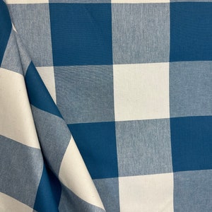 PK Call Me Ink - Buffalo check - blu - tessuto tagliato su misura