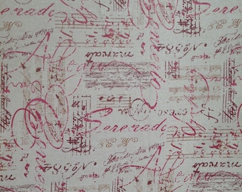 French Laundry Raspberry Song - Upholstery Fabric By The Yard