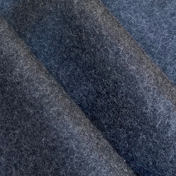 Maddie Charcoal - Dark Gray - Upholstery Fabric - Felt-like Texture - Fabric by the Yard - Custom Cut Yardage - Pillows - Cushions