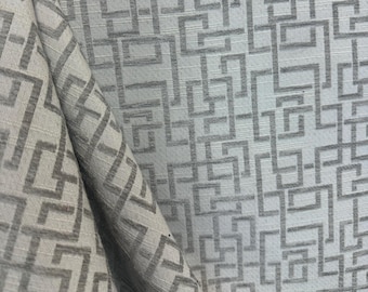 Outside the Box Smoke - gray - geometric - modern - upholstery fabric - pillow fabric - home decor - fabric by the yard