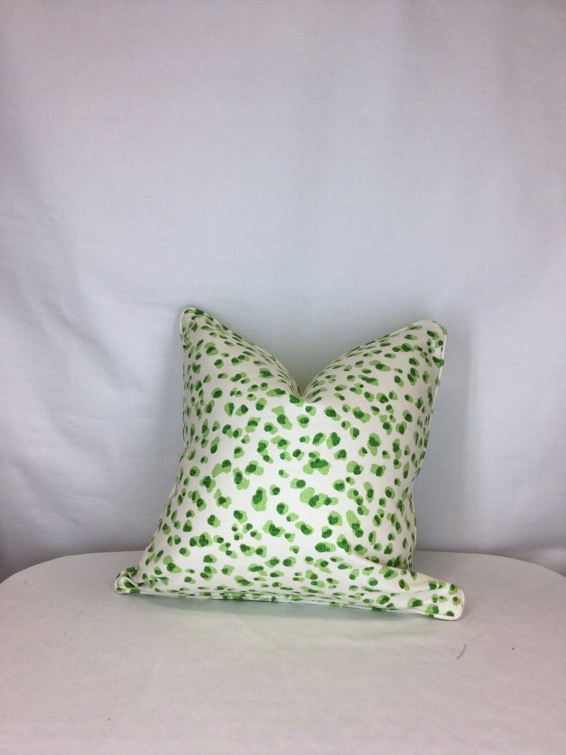 Green Leopard Pillow Cover Etsy