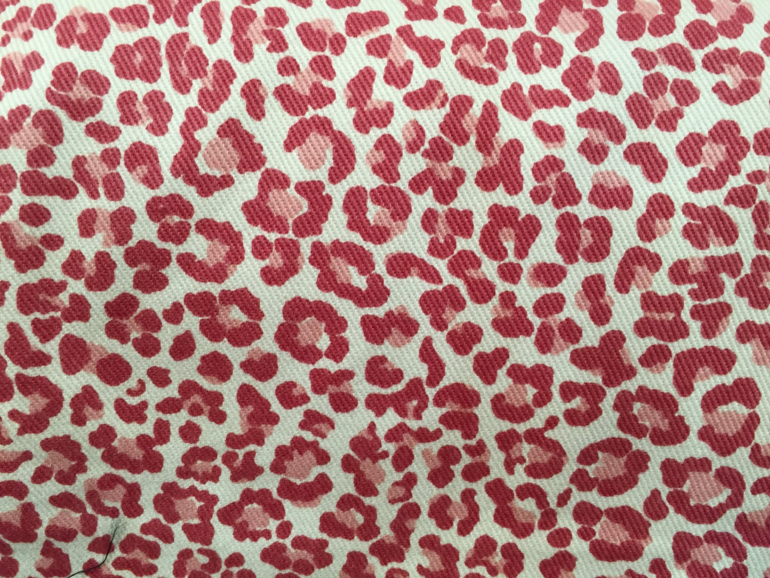 Pink Cheetah Bloomcraft Upholstery Fabric by the Yard Etsy
