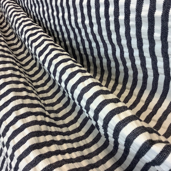 Seersucker Fabric - Etsy