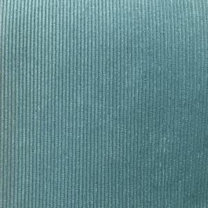 Turquoise Ribbed - Corduroy -Upholstery Fabric By The Yard