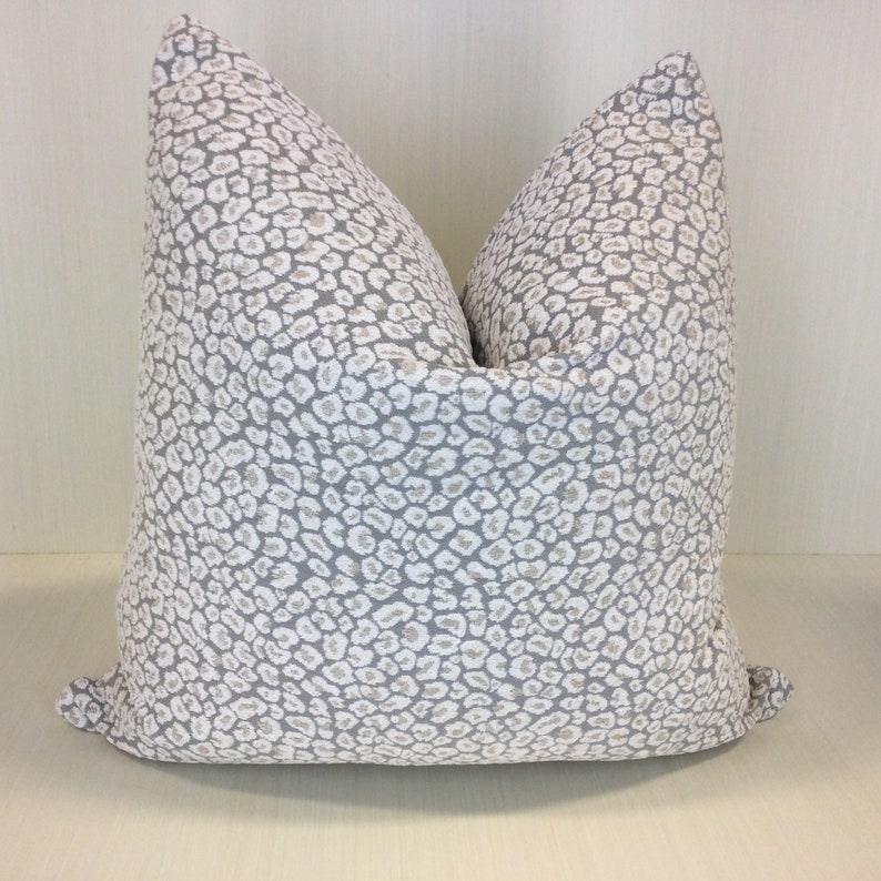 Spots Oyster Cheetah Print Pillow Cover Spotted Print Etsy UK