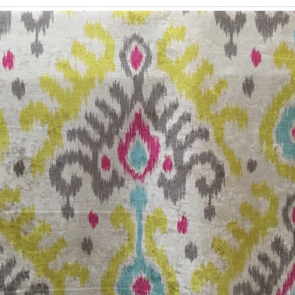 Ikat Fabric by the Yard Etsy
