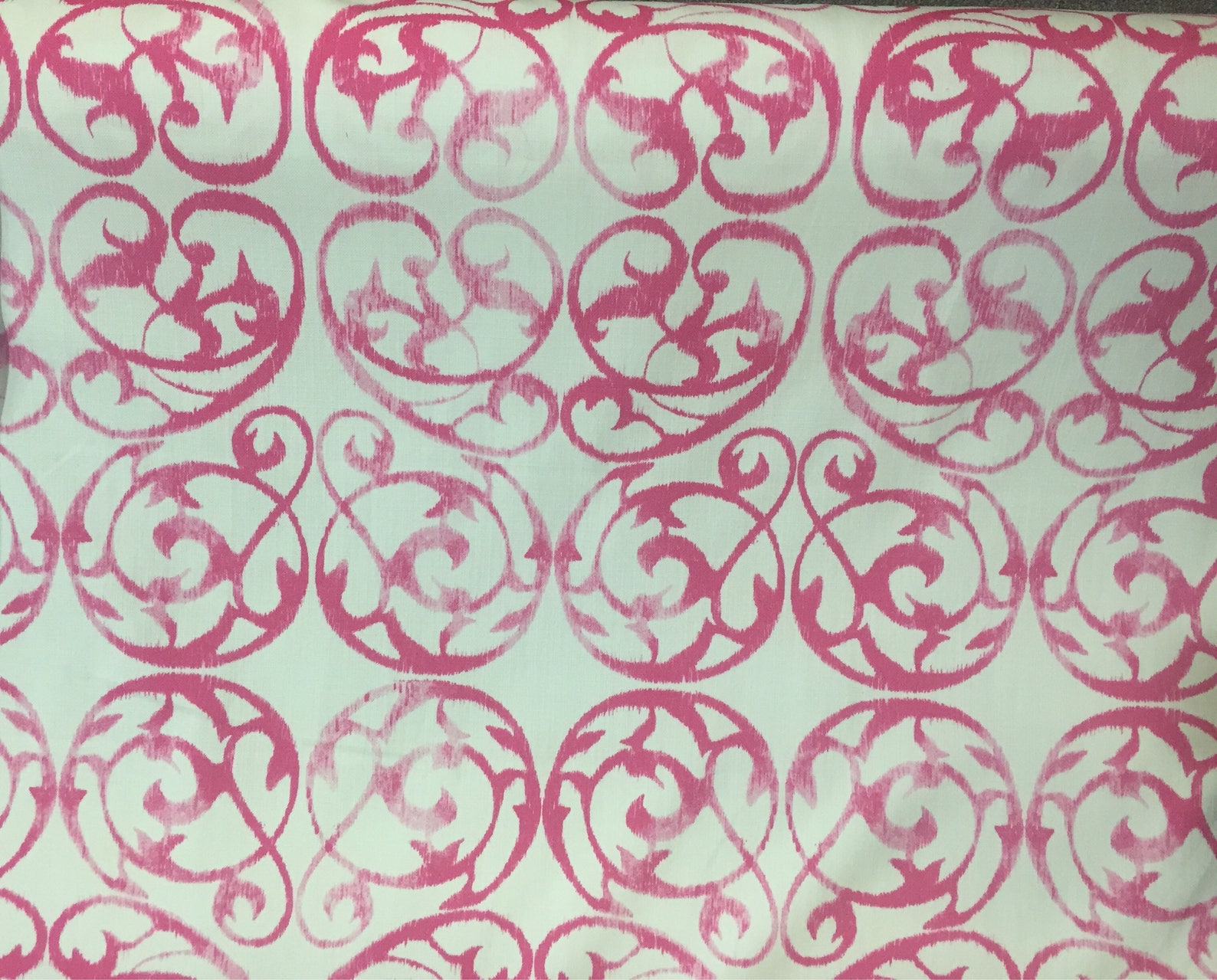 Fuchsia Geometric Circles Upholstery Fabric by the Yard Etsy