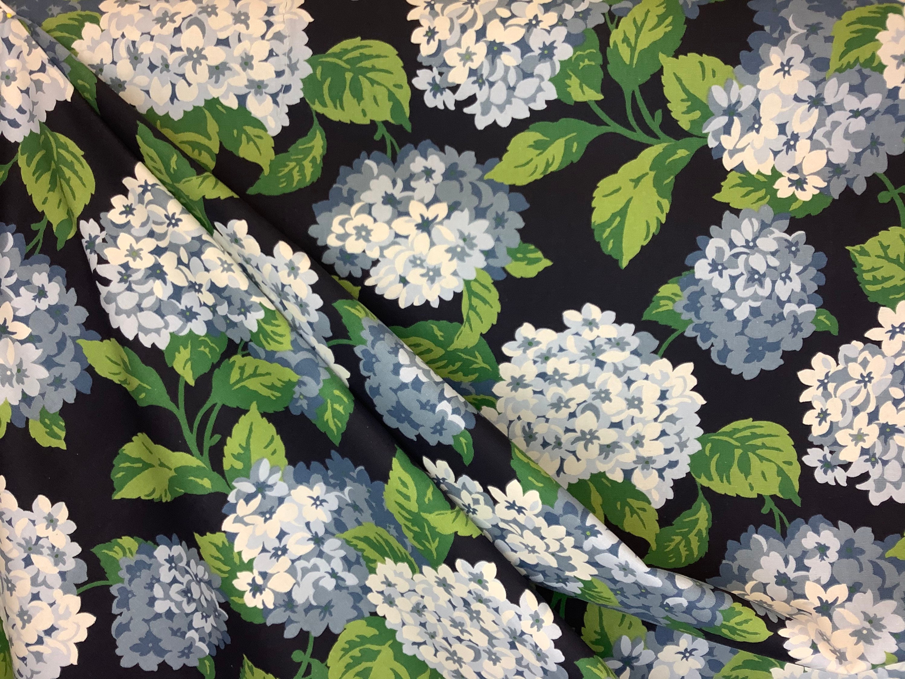 Fabric by The Yard - Classic Gingham Linen in Hydrangea Blue | Serena & Lily