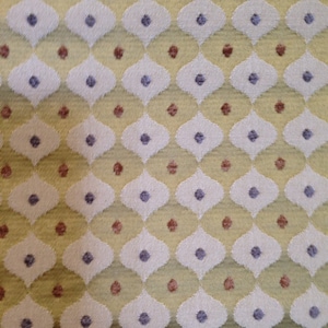 Moroccan and Dots Celery Green Upholstery Fabric - Upholstery Fabric By The Yard - Modern Fabric - Home Decor Fabric
