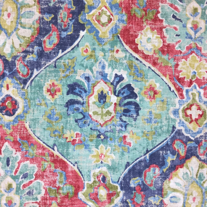 Hathaway Gemstone Fabric By The Yard Custom Draperies Etsy