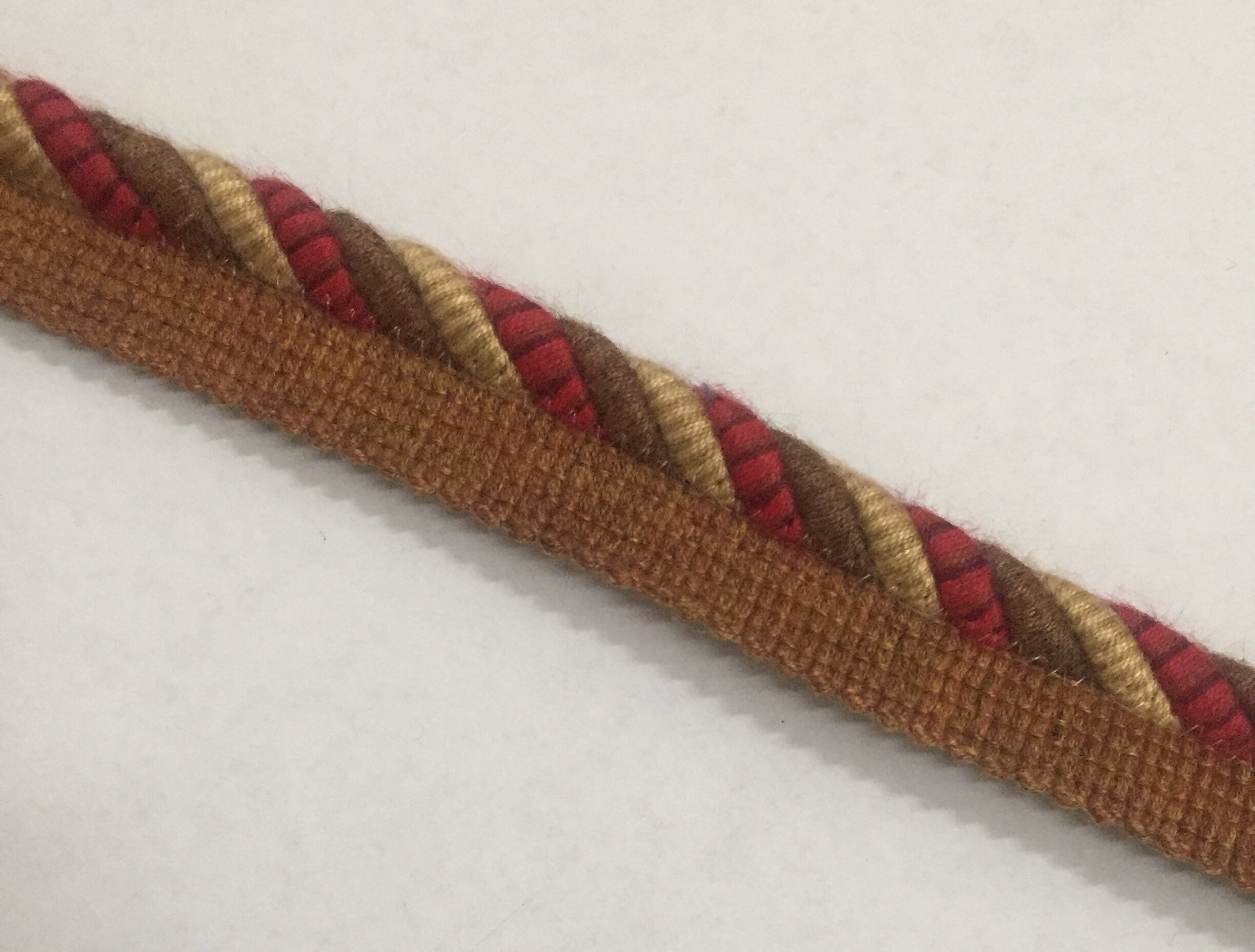 Craft Supplies & Tools Red Gold Black Pillow Trim piping cord lip cord