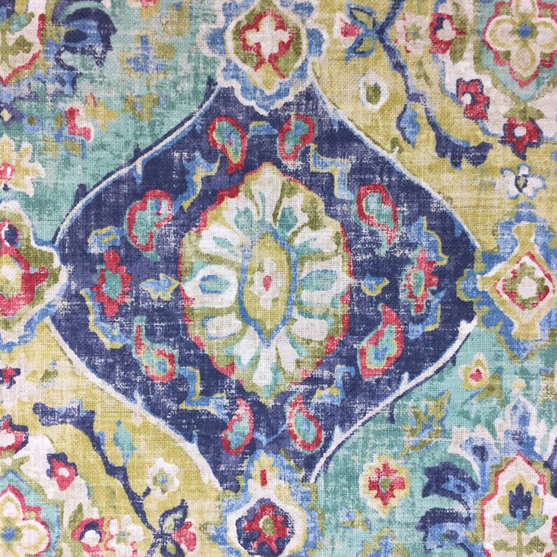 Hathaway Gemstone Fabric By The Yard Custom Draperies Etsy