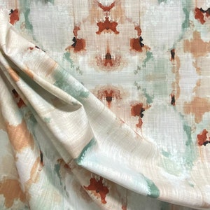 Elkins Spruce - Ikat Fabric - Home Decor - Fabric by the Yard - Custom Cut Fabric - Pastel Fabric - Ikat Pattern - Drapery - Pillows - Sofas