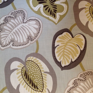 Modern Vining Leaves Fabric - Upholstery Fabric By The Yard - Custom Cut Yardage - Pillow Covers - Cushion Covers - Drapery - Upholstery