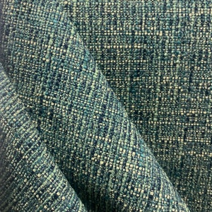 Moritz Ocean - Textured Upholstery Fabric - Modern Sofa Fabric - Home Decor Upholstery Fabric- Upholstered Headboard - Custom Pillow Covers