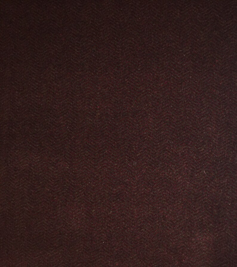 Mini Chevron Burgundy and Dark Gray Upholstery Fabric by the Yard image 4