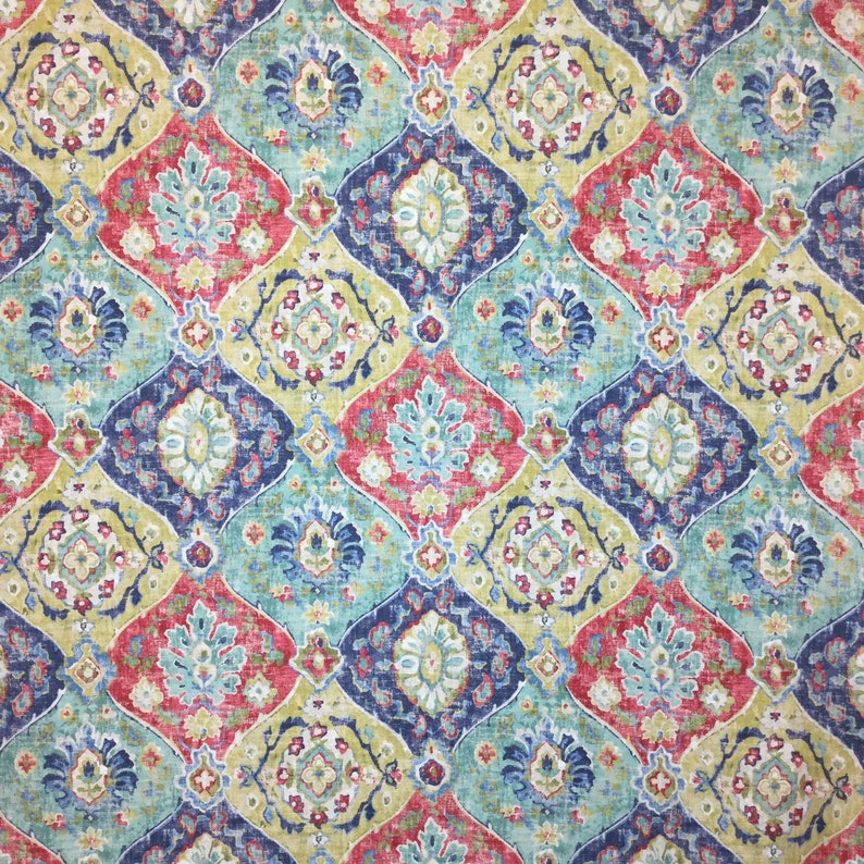 Hathaway Gemstone Fabric By The Yard Custom Draperies Etsy
