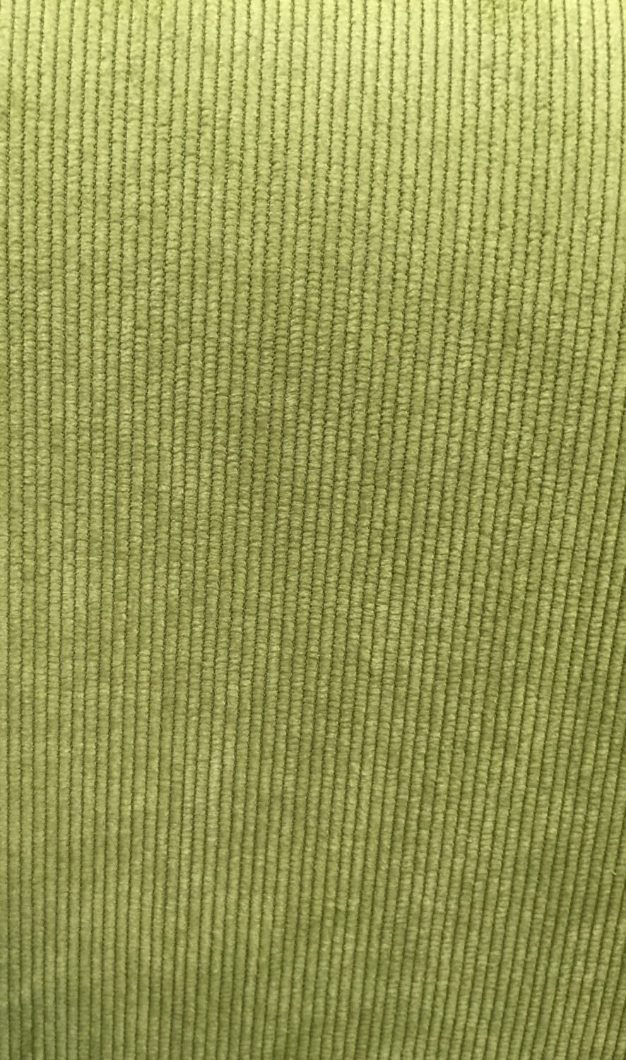 Solid Green Corduroy Upholstery Fabric By The Yard Etsy