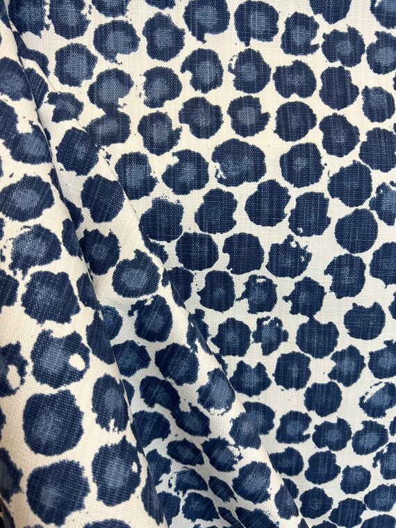 Freedom Bermuda Blue Drapery Fabric Fabric by the Yard Etsy