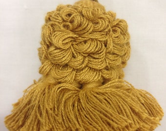 Gold Tassel - Key Tassel - Home Decor - Custom Cut Yardage - Trim by the Yard - Embellishment - Pillows - Cushions - Chairs - Sofas - Edging
