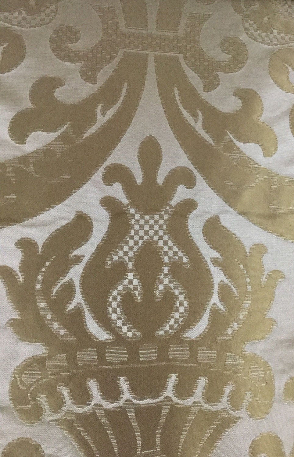 Royal Silk Damask Fabric By The Yard Fast Shipping Etsy
