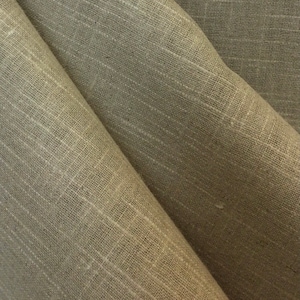 Beige Lightweight Linen - Neutral - Solid - Upholstery Fabric - Drapery Fabric - Fabric by the Yard