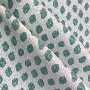 Lacefield Sahara Aqua Dots - Multipurpose Fabric - Upholstery Fabric - Drapery Fabric -  Fabric By The Yard