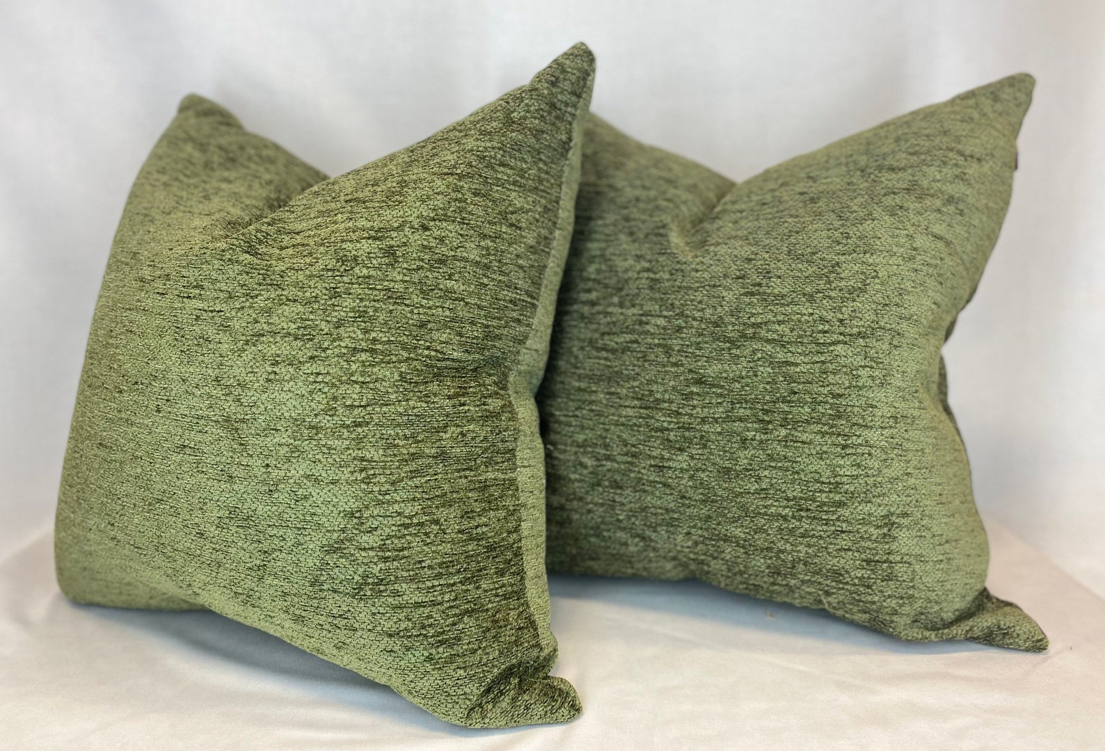 Hunter Green Pillow Cover Solid Green Pillow Cover Accent Etsy