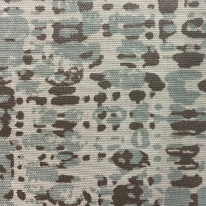 Powder Blue and Silver Metallic Water Drops - Unique Fabric - Home Decor Fabric - Home Accent Fabric - Custom Pillow Cover - Fabric - Pillow