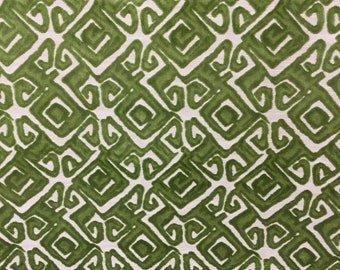 Willow Nola - Belmont Green - Cut Velvet - Green Geometric - Fabric by the Yard,  Green Velvet Throw PIllows - Custom Cut Yardage - Fabric