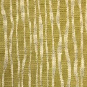 Modern Green and Off White Stripe Pattern - SALE FABRIC - 50% off - Upholstery Fabric By The Yard
