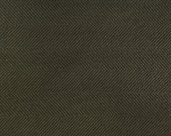 Charcoal Gray Chevron - Railroaded - Upholstery Fabric By The Yard