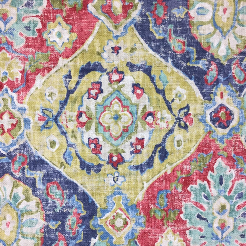 Hathaway Gemstone Fabric By The Yard Custom Draperies Etsy