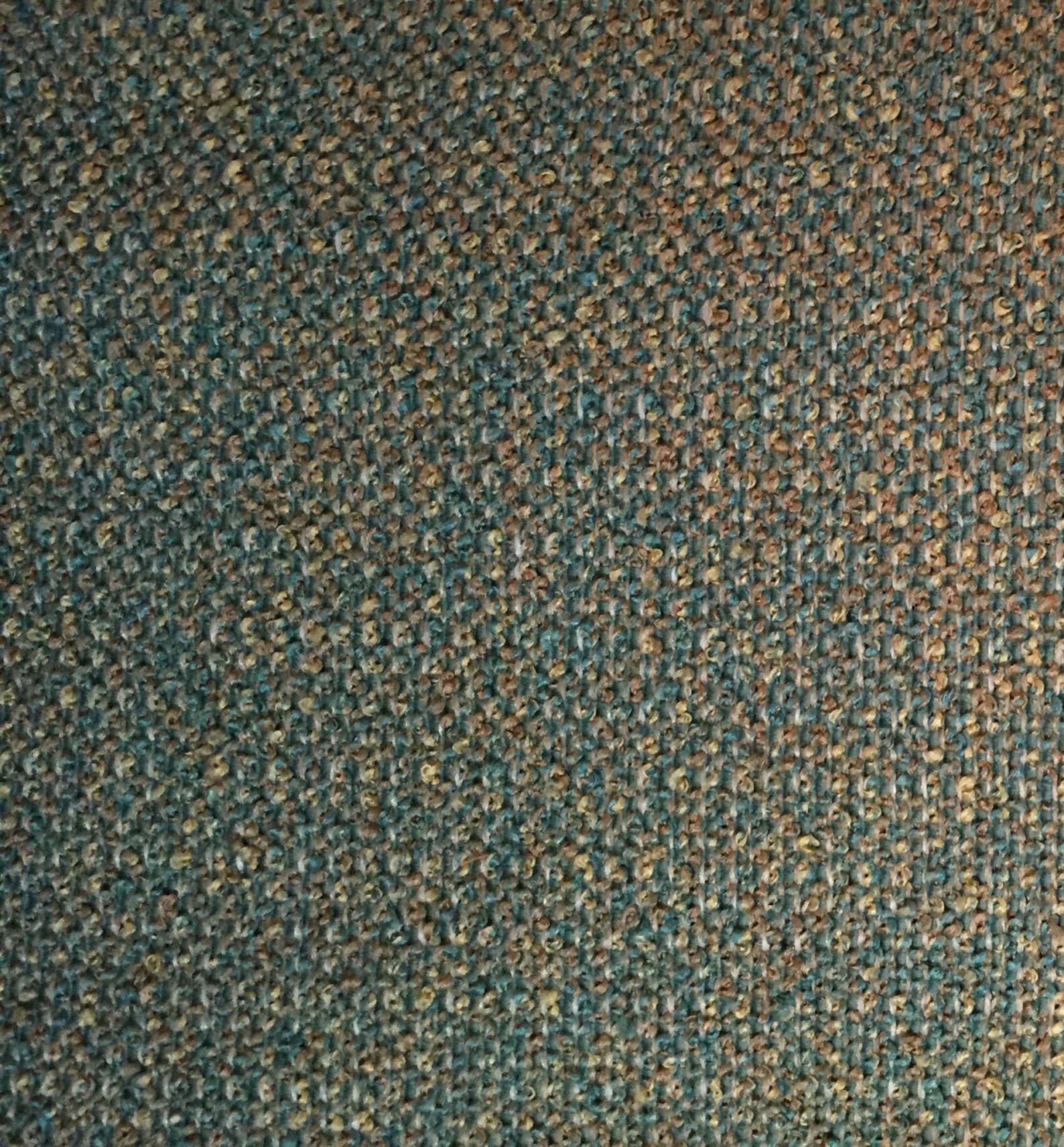 Yellow and Aqua Boucle Upholstery Fabric by the Yard Etsy