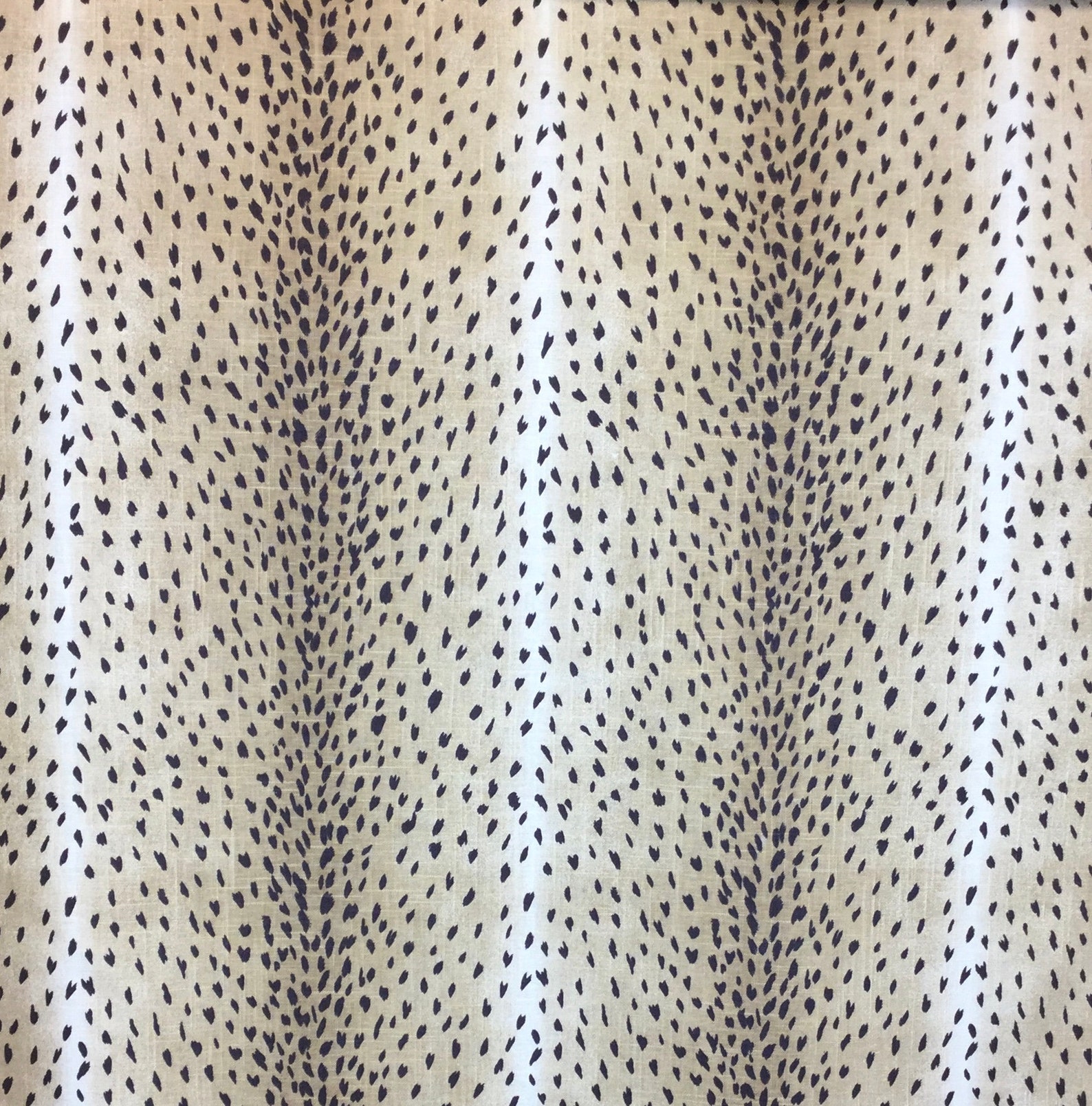 Classic Black Antelope Deer Fabric Beige Black Fawn | Etsy