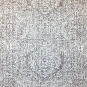Piper Dove - Off White Damask - Gray Damask Fabric - Geometric Fabric - Damask Pattern Fabric - Damask Pillows - Fabric by the Yard