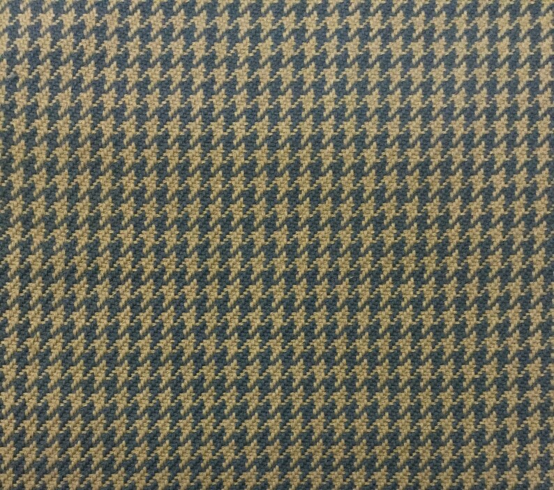 Houndstooth Upholstery Green Upholstery Fabric by the Yard Etsy