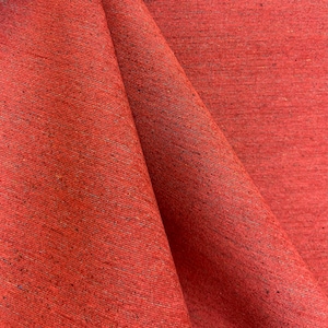 Dusted Fleck Brick - burnt orange - soft - upholstery fabric - fabric by the yard