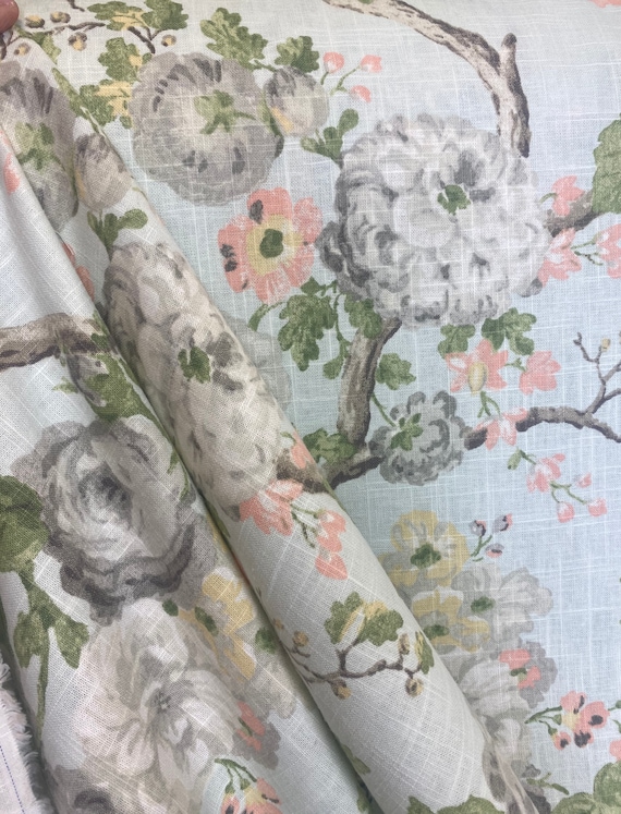 Manor House Zephyr Floral - French Country Decor - Romantic Floral Fabric - Pastel  - Floral Draperies - Floral Pillow Covers - Cushions