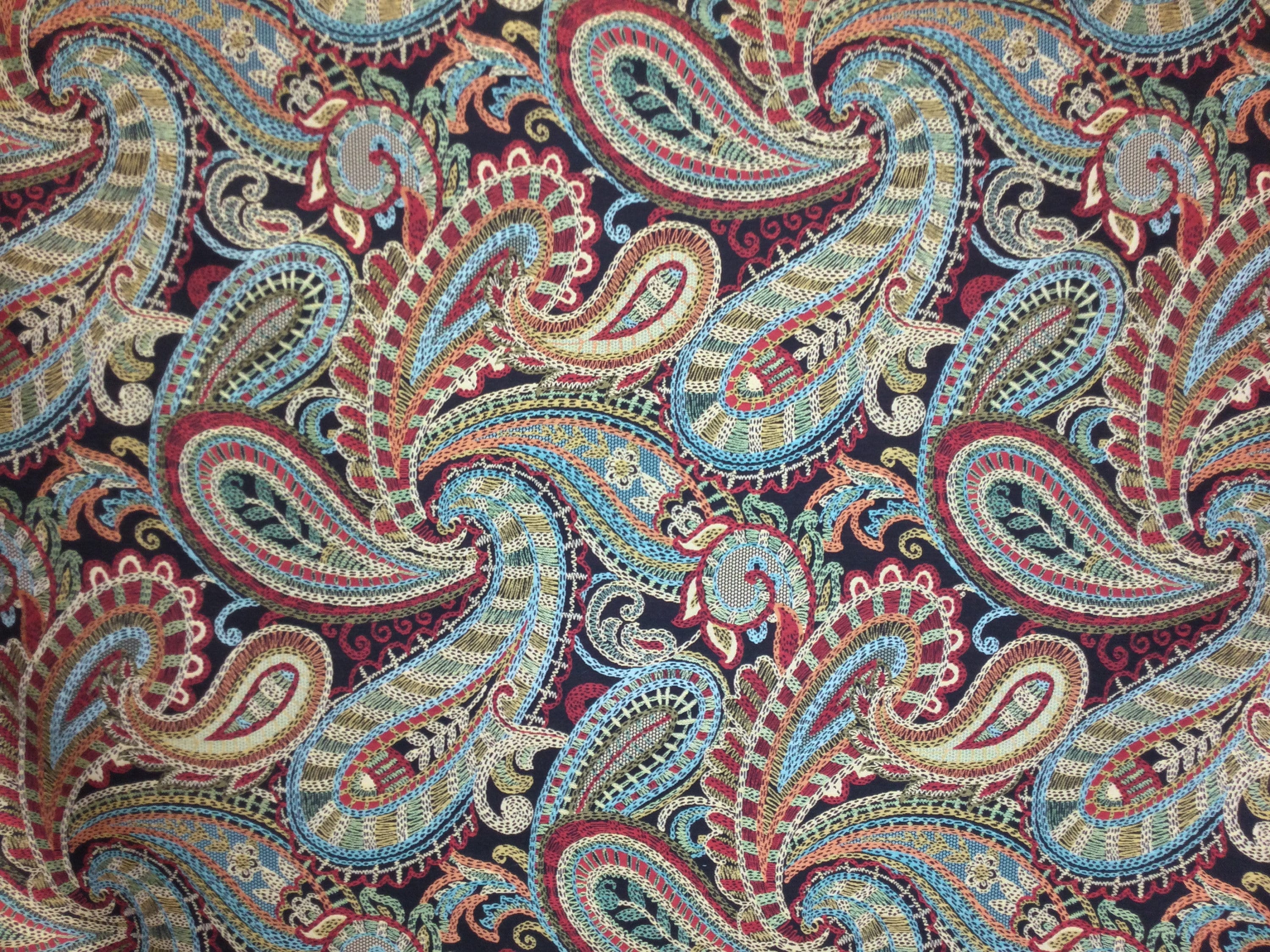Cardinal Paisley - Multicolored - Capernic - Cardinal - Blue - Red