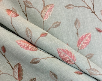 Spring Breeze - Leaves- Floral - Lightweight - Fabric by the Yard - Draperies - Fabric by the Yard - Custom Cut Yardage - Pillows - Cushions