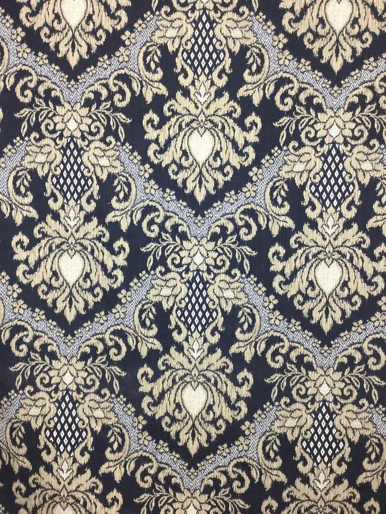 outdoor fabric by the yard on Outdoor Fabric By The Yard Black And Gold Damask Outdoor Fabric
