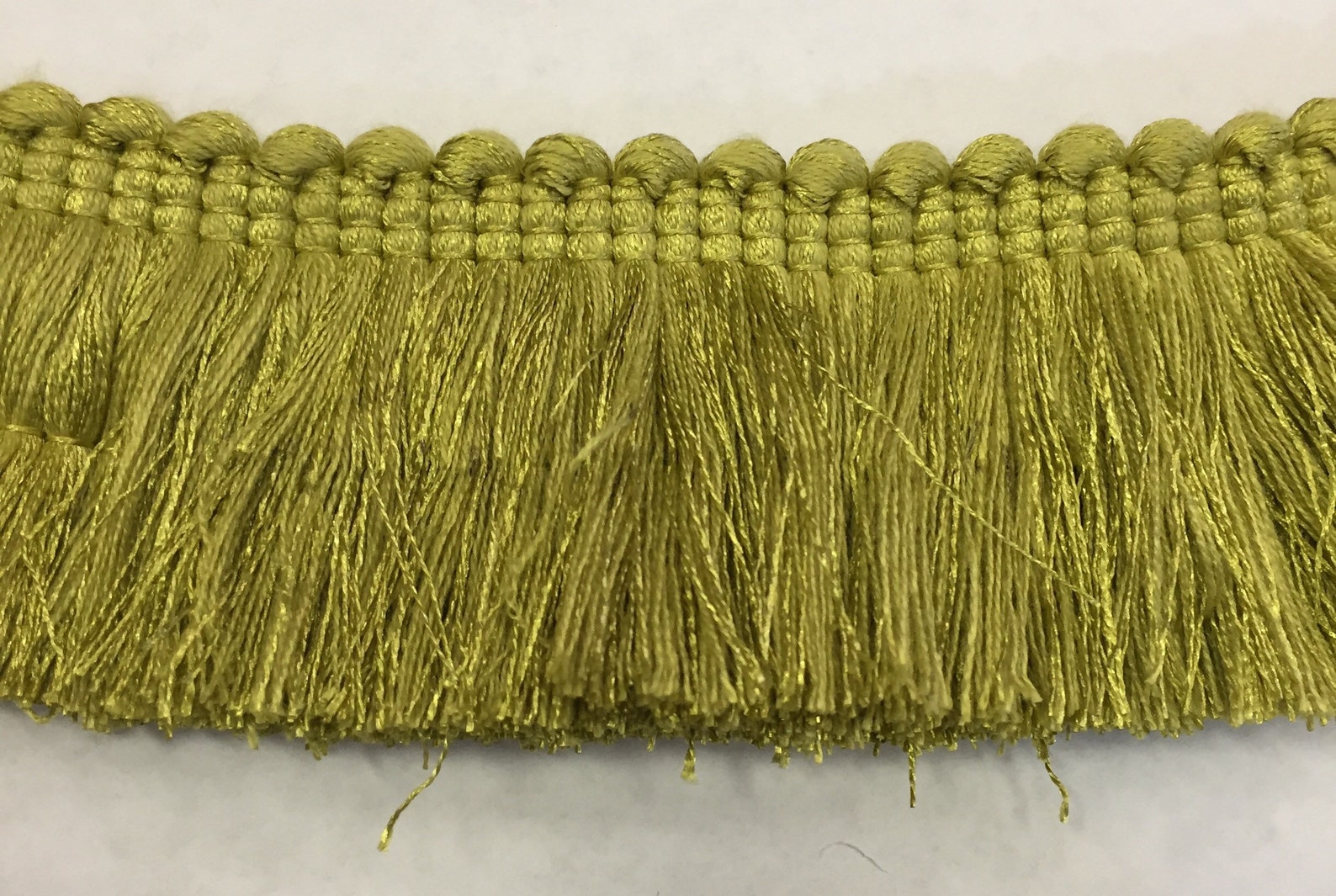 Solid Green Brush Fringe Trim by the Yard Etsy