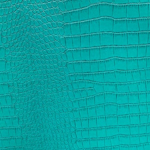 Turquoise Gator Vinyl - Etsy
