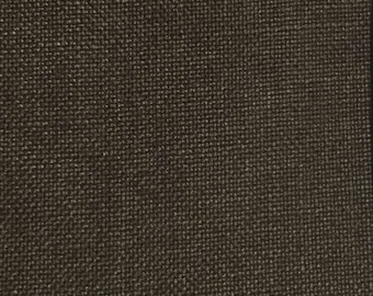 Dark Brown Woven - Upholstery Fabric by The Yard  - Fast Shipping