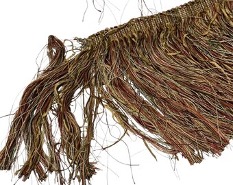 Velvet Ember Fringe - Home Decor Fringe - Tassel Fringe by the yard - Drapery edging