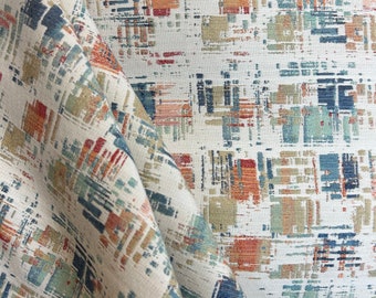Geometric Lake - earth tone - upholstery fabric - pillow fabric - fabric by the yard