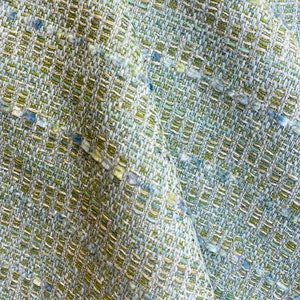 Avery Cactus - Upholstery Fabric - Green and Aqua Blue Woven - Woven - Fabric by the Yard