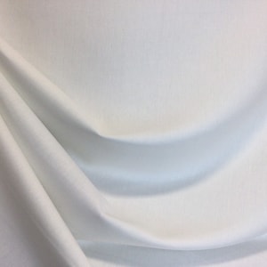 Maris -  Optic White - Linen - Heavy Upholstery Linen - Linen Tablecloth - Linen Dining Room Chair Fabric - White Upholstery Fabric